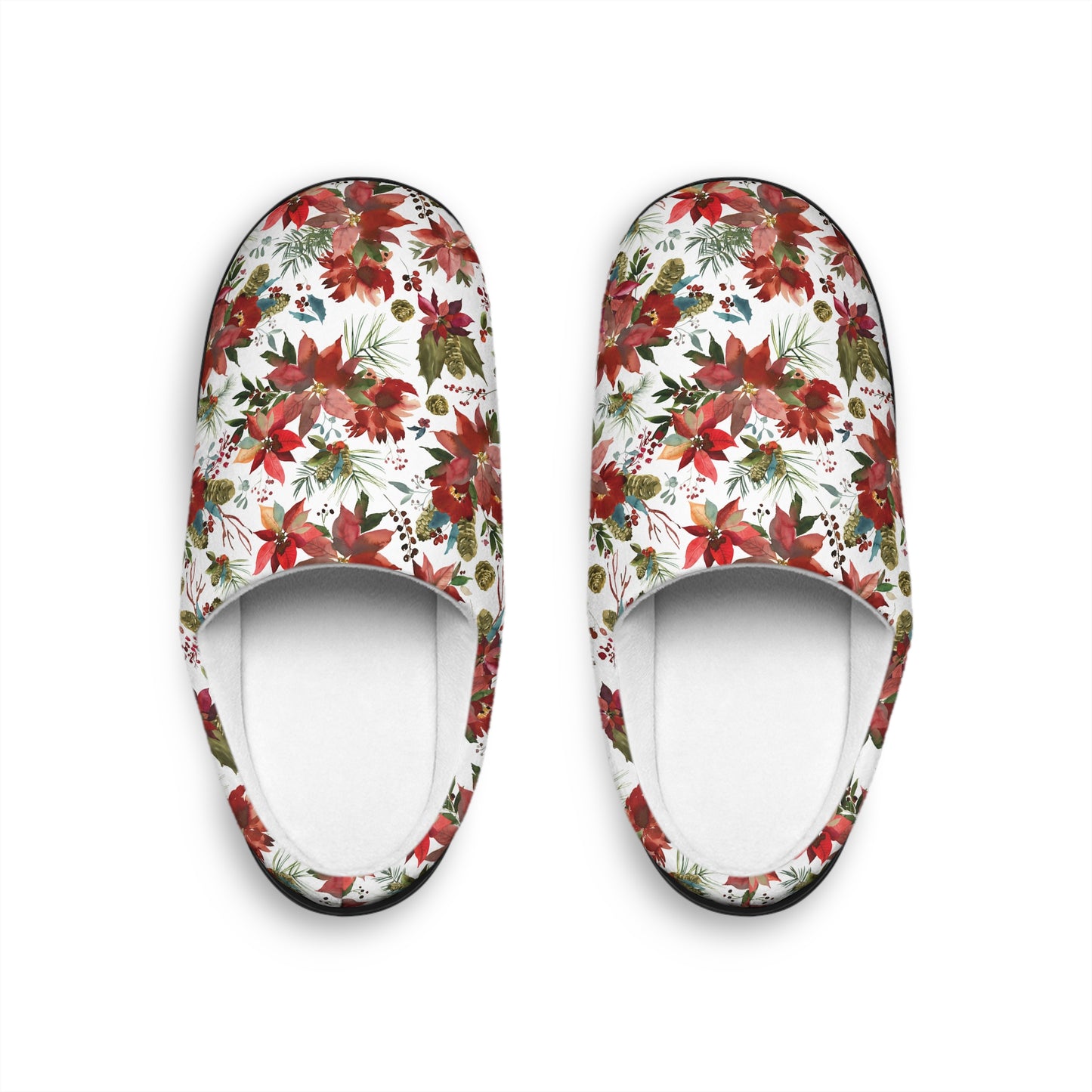 womens-indoor-slippers-christmas-poinsettia-botanicals-collection-1