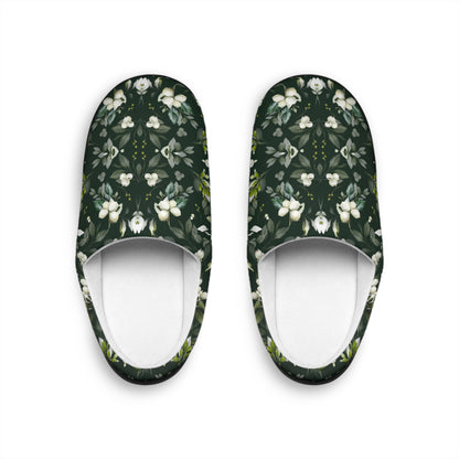 womens-indoor-slippers-christmas-mistletoe-botanicals-kaleidoscope-1