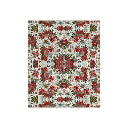 crushed-velvet-blanket-christmas-poinsettia-botanicals-kaleidoscope-3