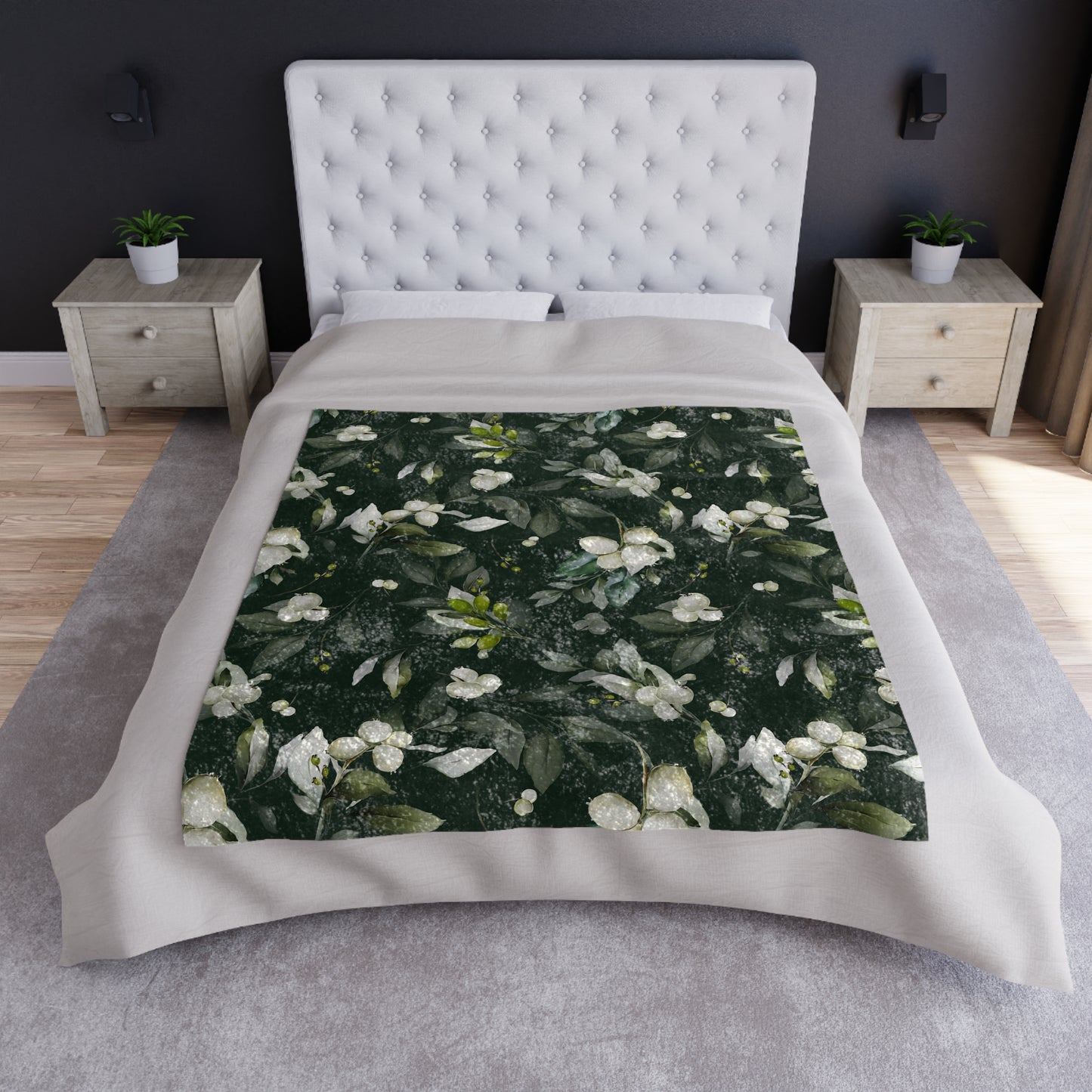 crushed-velvet-blanket-christmas-mistletoe-botanicals-collection-6