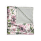 Crushed Velvet Blanket - Pink Valentine Botanicals Collection