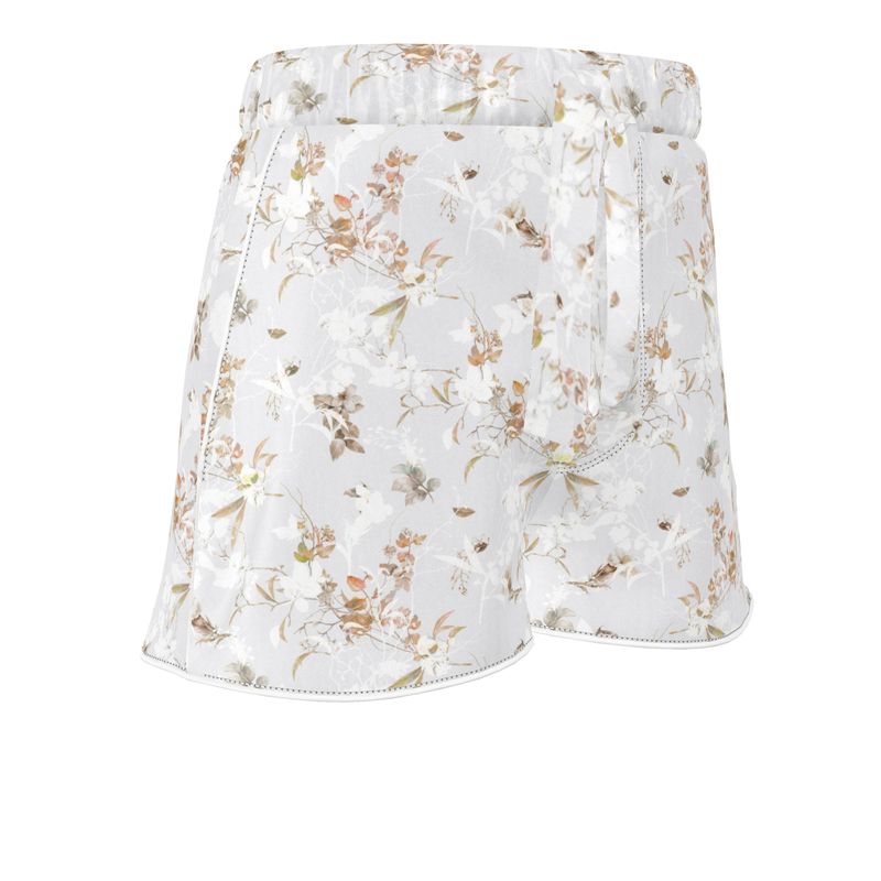 Womens Luxury Pyjama Shorts - Dawn Light Botanicals Collection