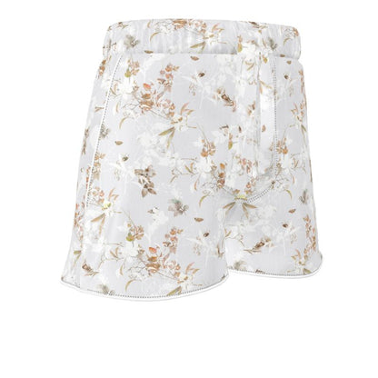 Womens Luxury Pyjama Shorts - Dawn Light Botanicals Collection