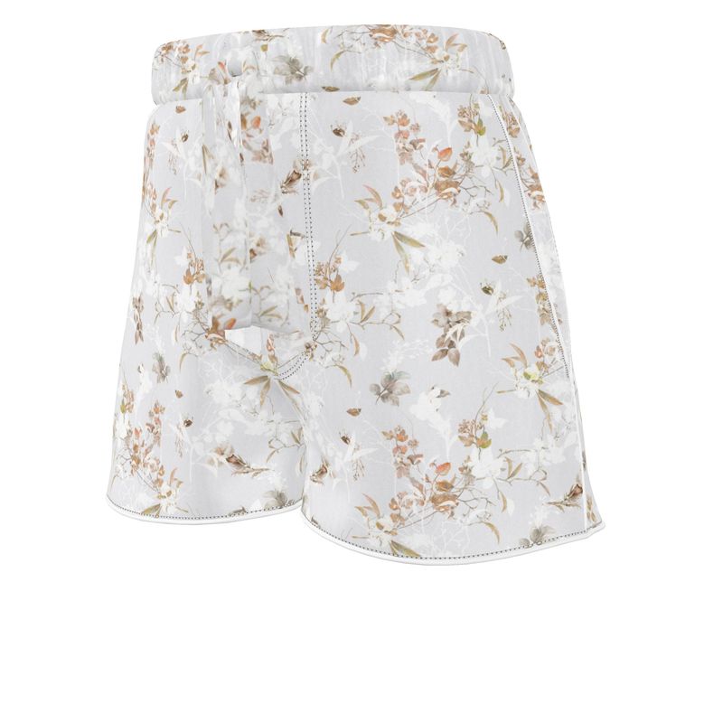 Womens Luxury Pyjama Shorts - Dawn Light Botanicals Collection