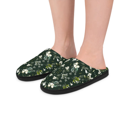 womens-indoor-slippers-christmas-mistletoe-botanicals-kaleidoscope-6