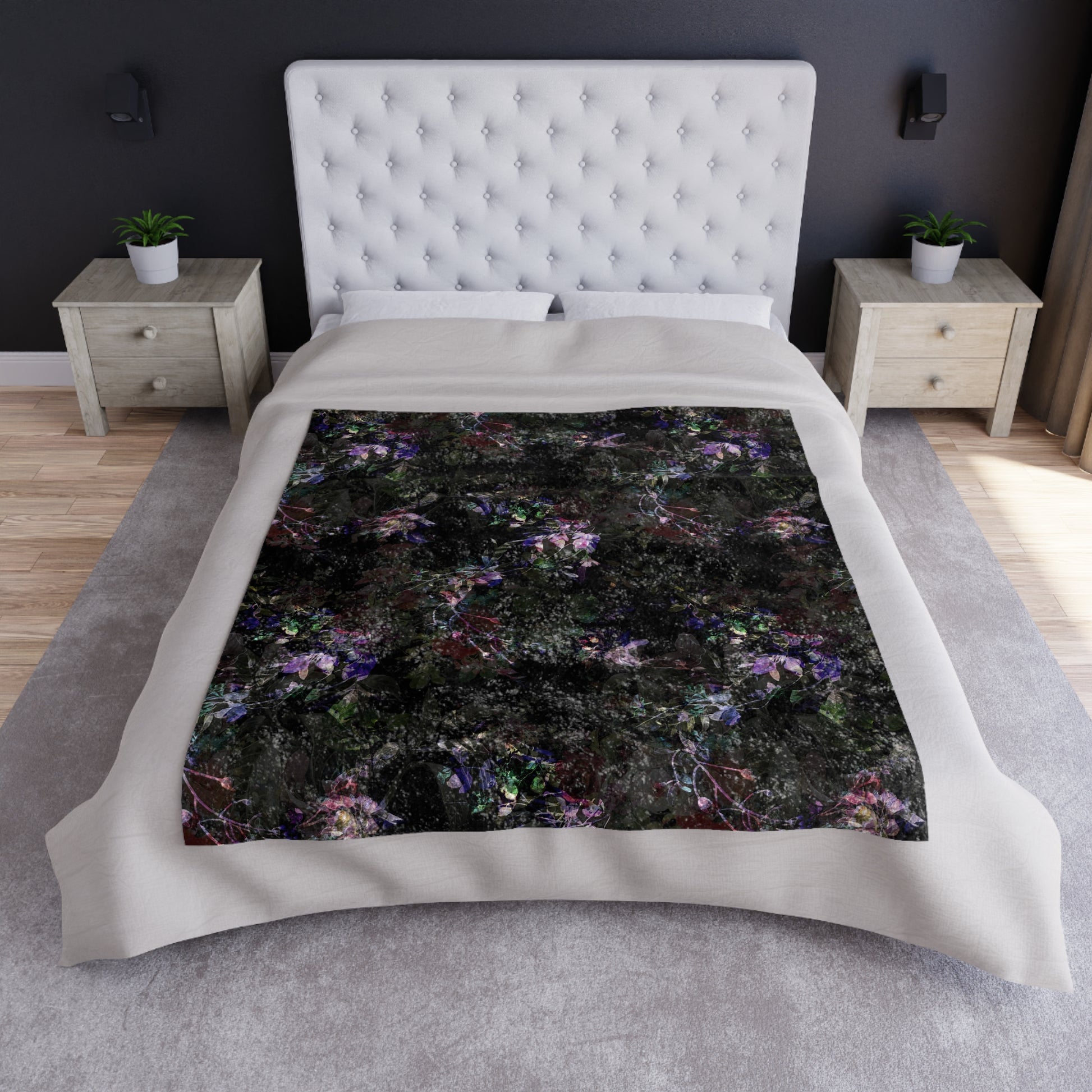 crushed-velvet-blanket-orchid-dark-botanicals-collection-6