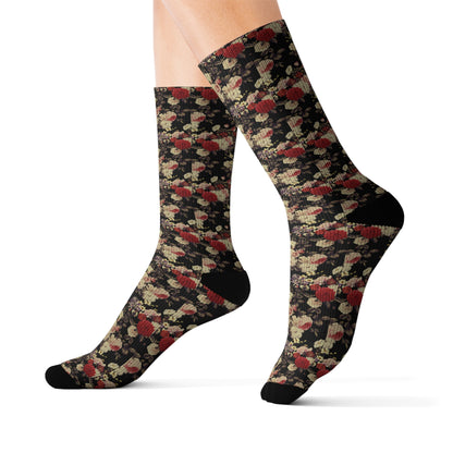 Socks - Blooms Dark Botanicals Collection