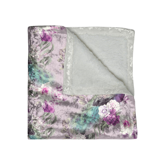 crushed-velvet-blanket-peacock-light-botanicals-collection-1