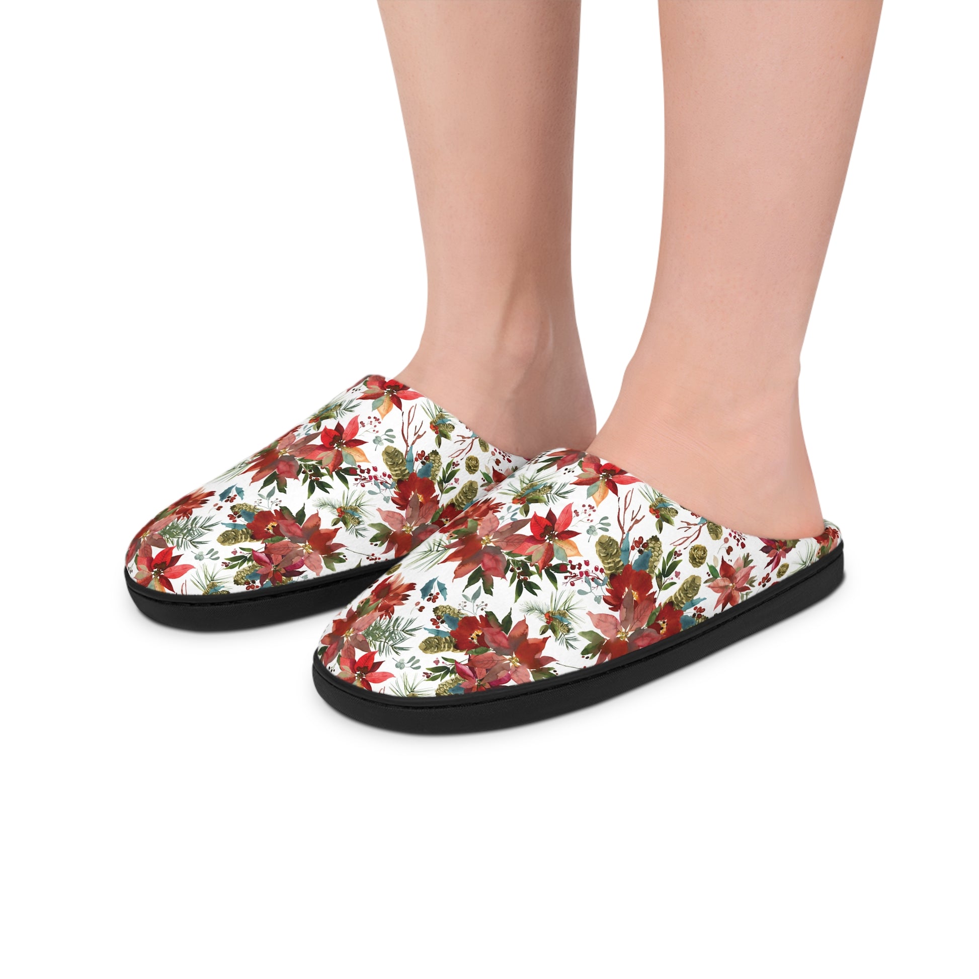 womens-indoor-slippers-christmas-poinsettia-botanicals-collection-6