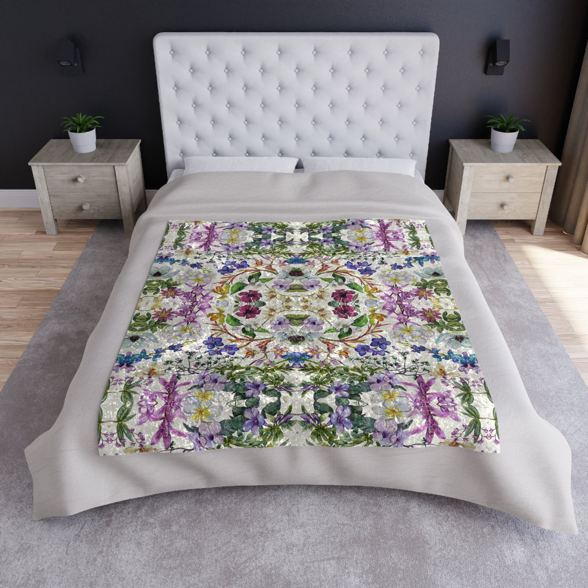 crushed-velvet-blanket-orchid-light-botanicals-kaleidoscope-6