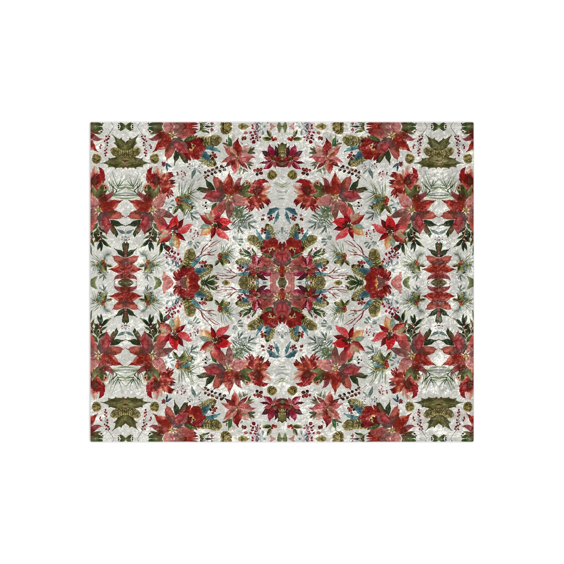 crushed-velvet-blanket-christmas-poinsettia-botanicals-kaleidoscope-4