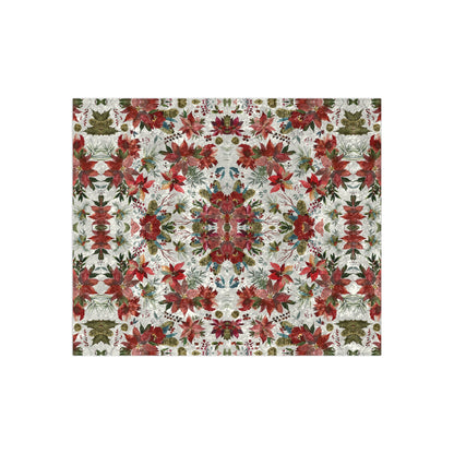 crushed-velvet-blanket-christmas-poinsettia-botanicals-kaleidoscope-4