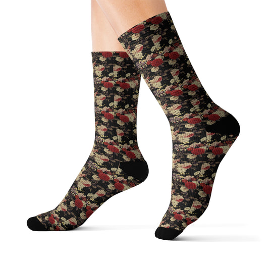 Socks - Blooms Dark Botanicals Collection