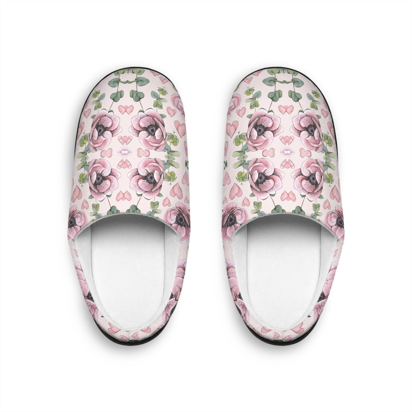 womens-indoor-slippers-pink-valentines-botanicals-kaleidoscope-1