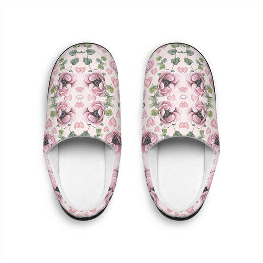 womens-indoor-slippers-pink-valentines-botanicals-kaleidoscope-1